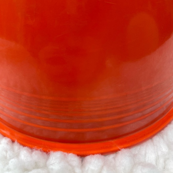 Vintage Fiestaware Nesting Bowl #4 - Inside Rings Radioactive Original Red. RARE - Picture 10 of 12